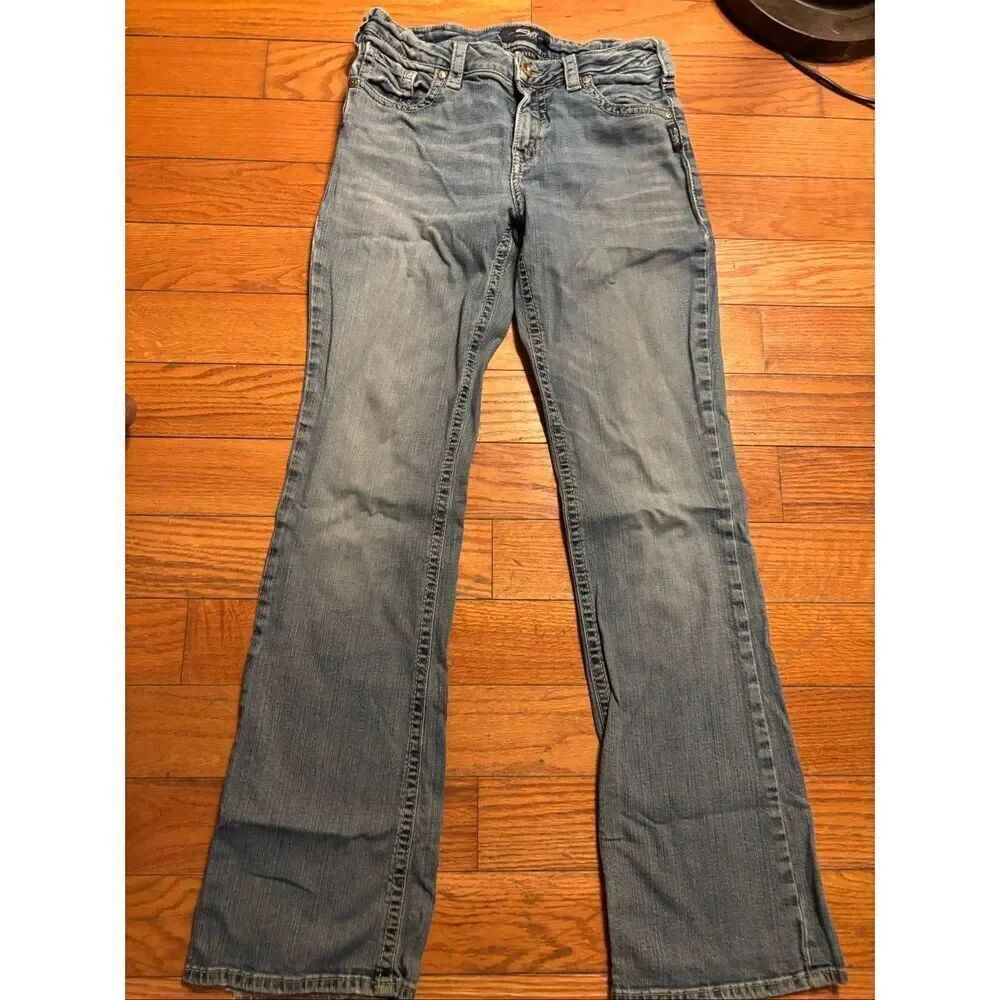 Silver Slim Boot cut Jeans